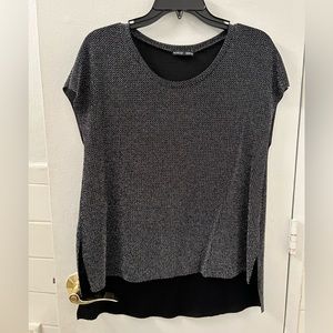Zara Metallic Top - Size Small